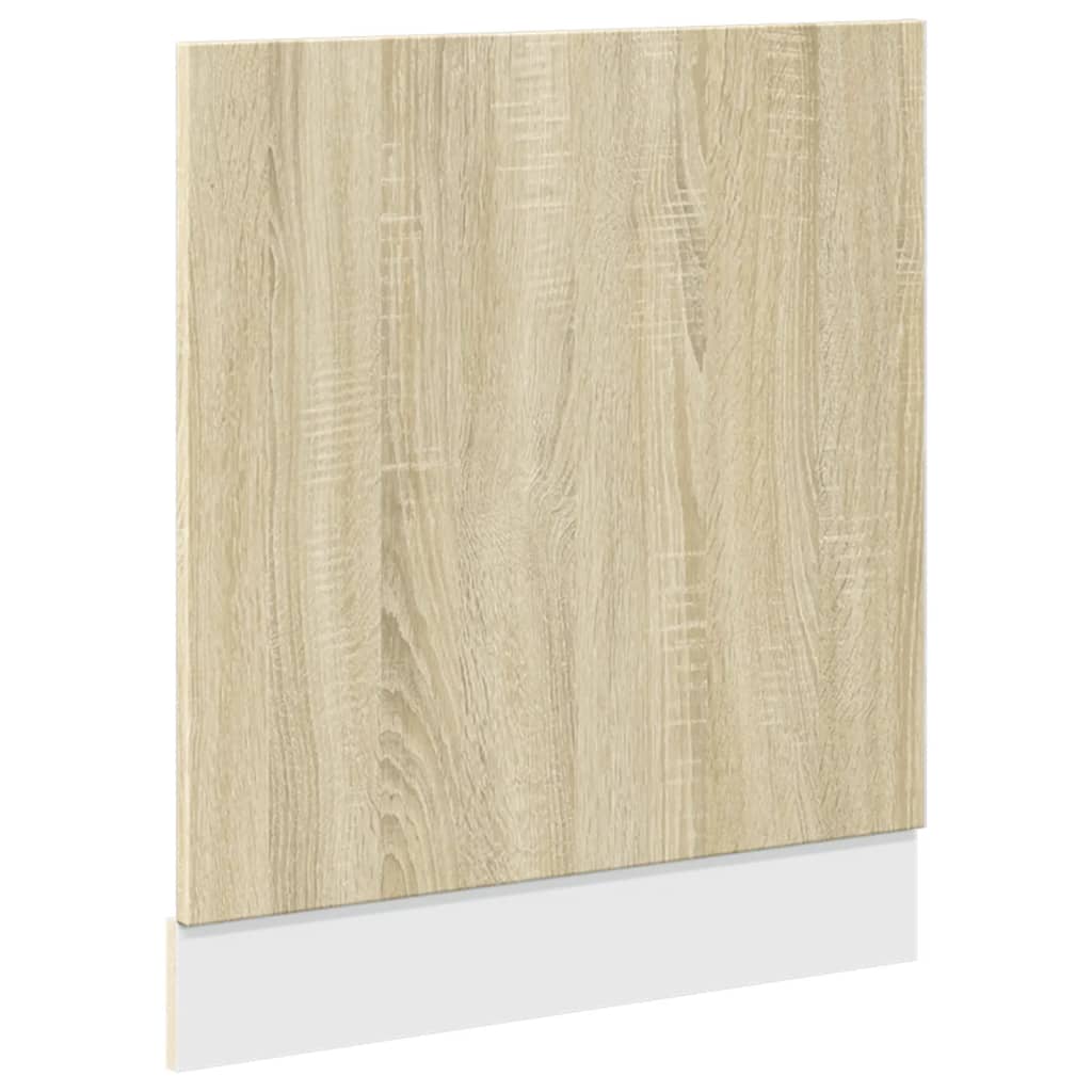 vidaXL Panel de lavavajillas madera ingeniería roble Sonoma 60x3x67 cm