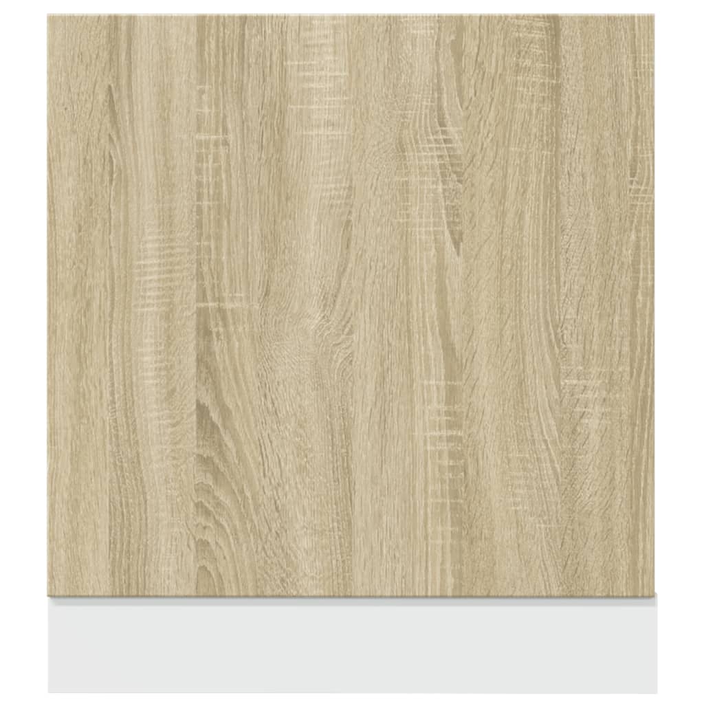 vidaXL Panel de lavavajillas madera ingeniería roble Sonoma 60x3x67 cm