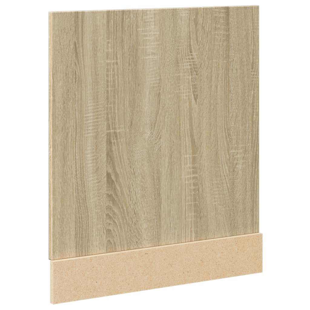 vidaXL Panel de lavavajillas madera ingeniería roble Sonoma 60x3x67 cm