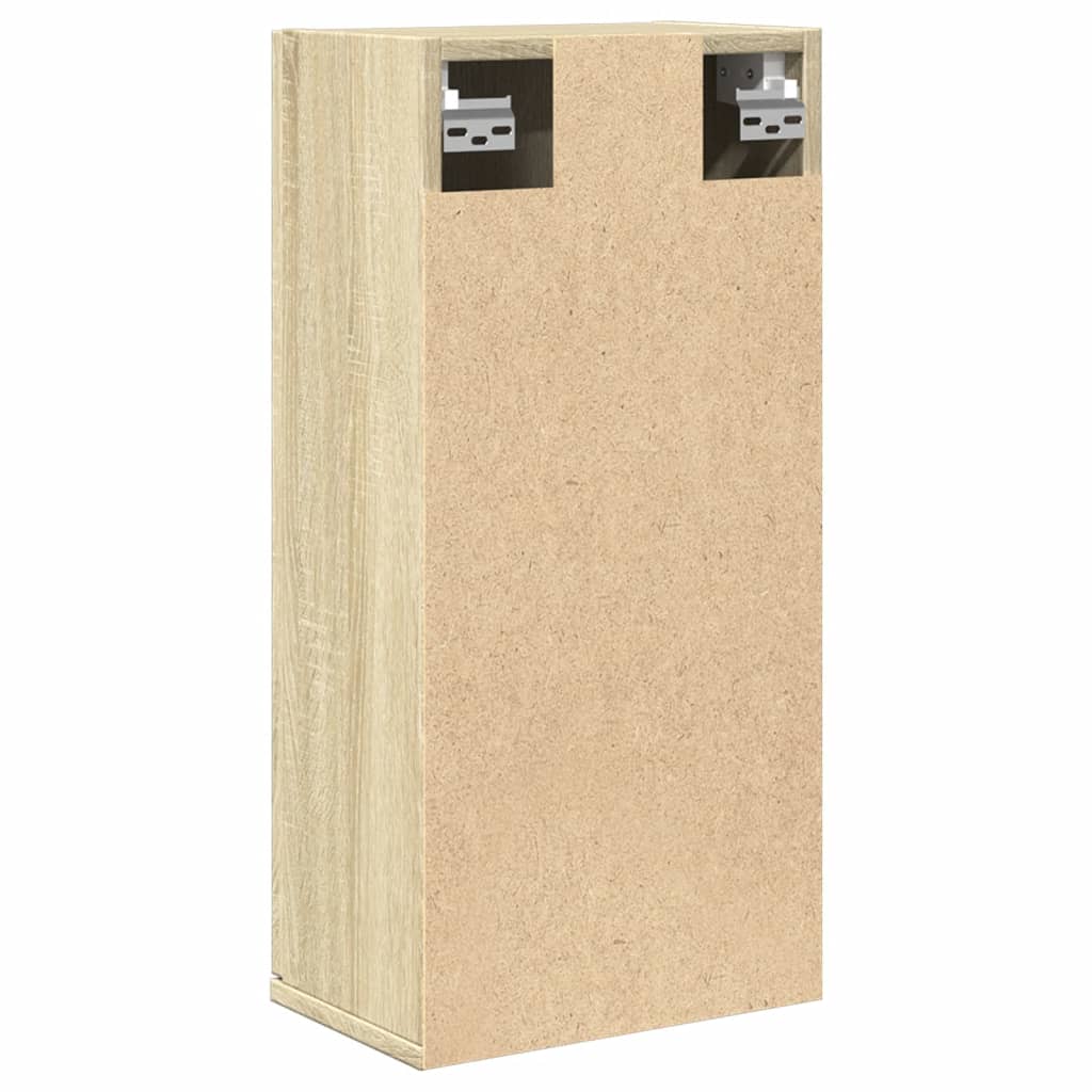 vidaXL Armario de baño de pared color roble Sonoma 32x20x67 cm