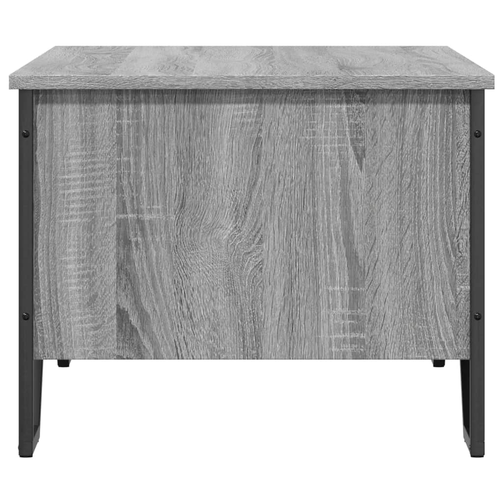 vidaXL Mesa de centro madera de ingeniería gris Sonoma 100x51x40 cm