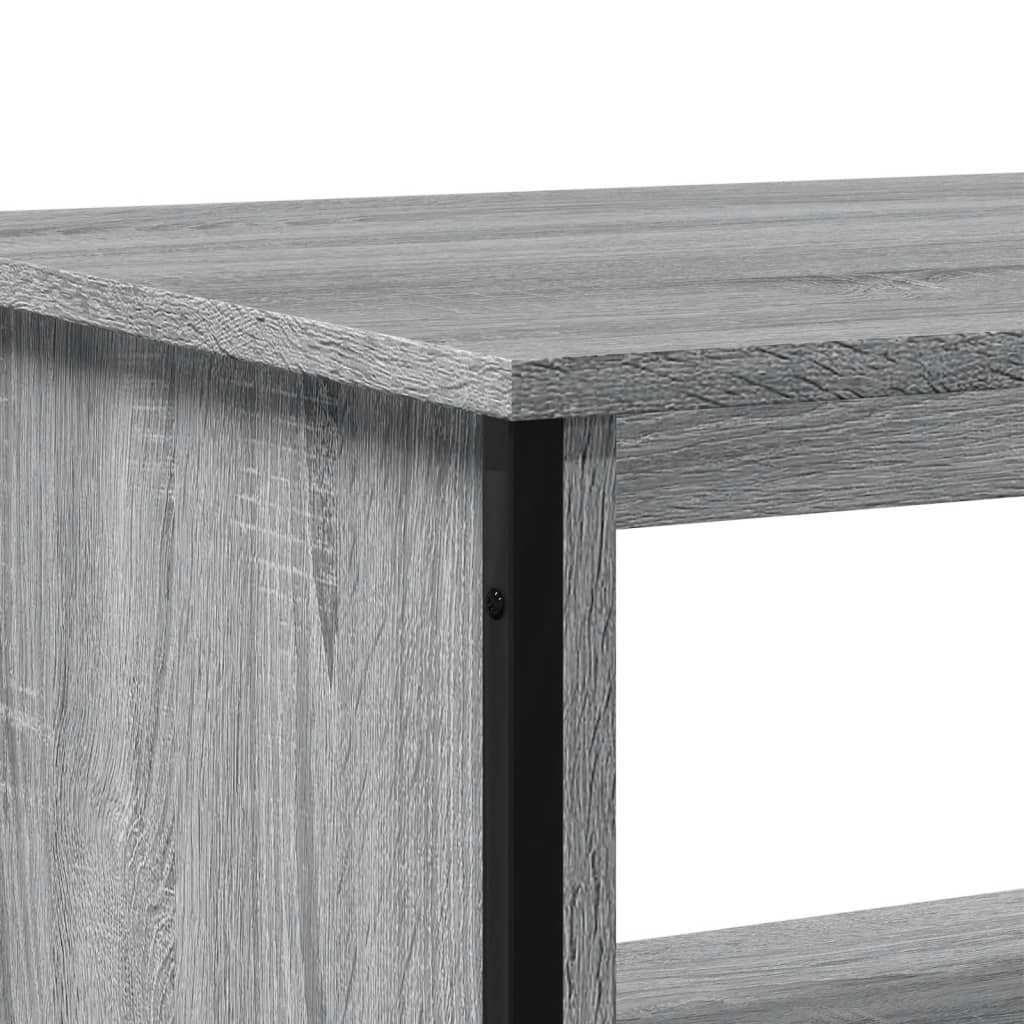 vidaXL Mesa de centro madera de ingeniería gris Sonoma 100x51x40 cm