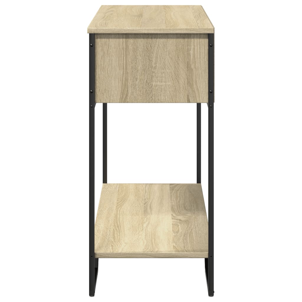 vidaXL Mesa consola madera de ingeniería roble Sonoma 100x35x74,5 cm