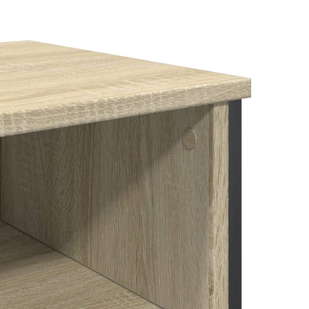 vidaXL Mesa consola madera de ingeniería roble Sonoma 100x35x74,5 cm