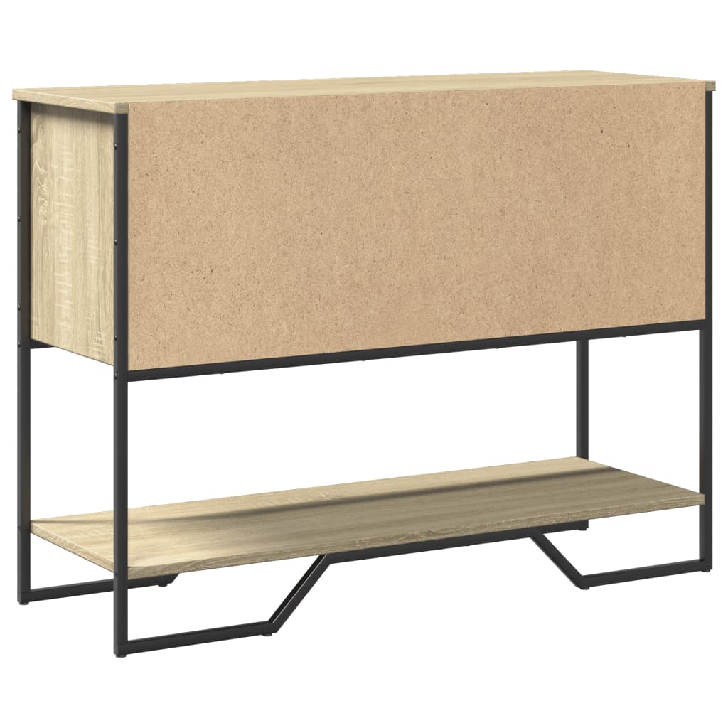 vidaXL Mesa consola madera de ingeniería roble Sonoma 100x35x74,5 cm