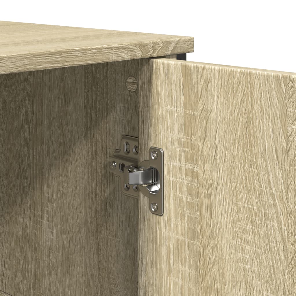 vidaXL Aparador madera de ingeniería roble Sonoma 78x35,5x74,5 cm