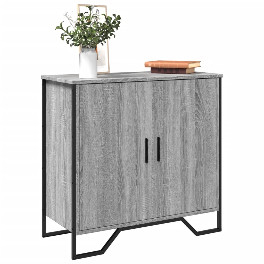 vidaXL Aparador madera de ingeniería gris Sonoma 78x35,5x74,5 cm