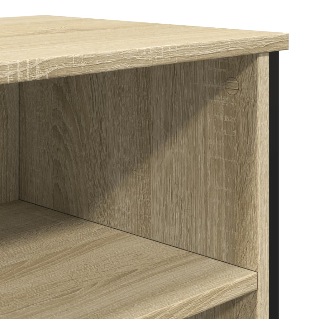 vidaXL Aparador madera de ingeniería roble Sonoma 91x35,5x74,5 cm