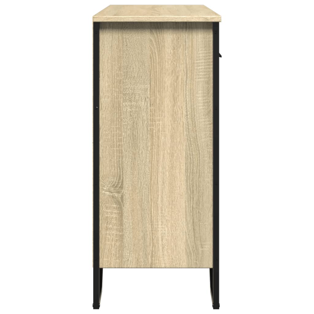 vidaXL Aparador madera de ingeniería roble Sonoma 97x32,5x74,5 cm