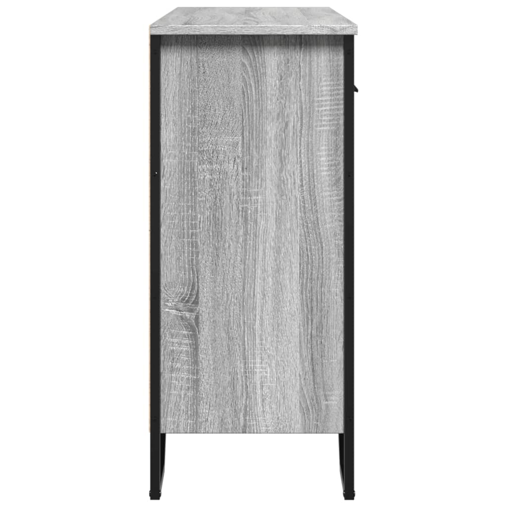 vidaXL Aparador madera de ingeniería gris Sonoma 97x32,5x74,5 cm