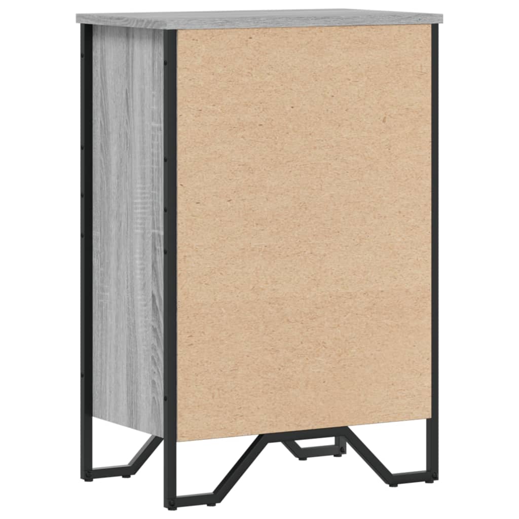 vidaXL Estantería madera de ingeniería gris Sonoma 50x31x74,5 cm