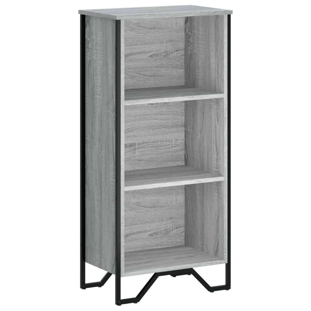 vidaXL Estantería de madera de ingeniería gris Sonoma 50x31x106 cm