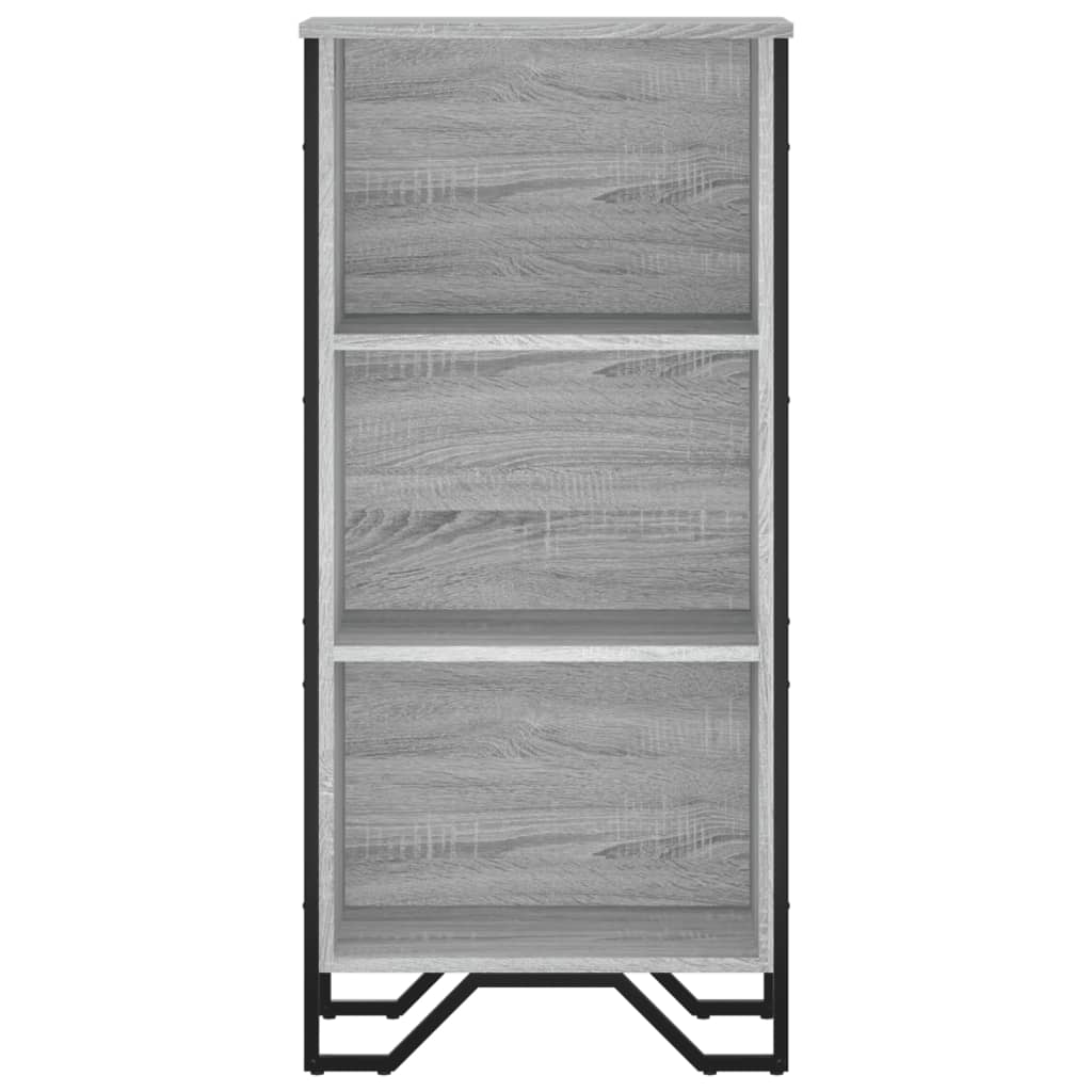 vidaXL Estantería de madera de ingeniería gris Sonoma 50x31x106 cm