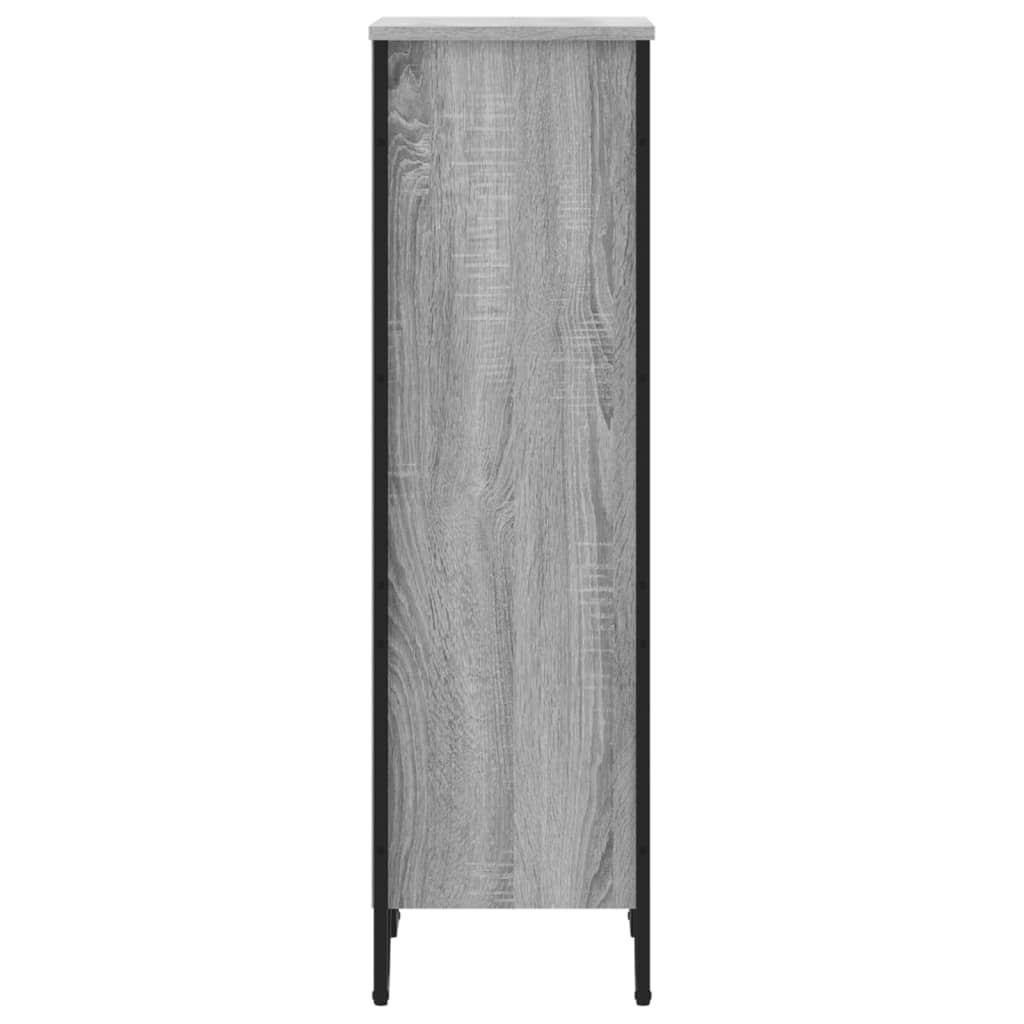 vidaXL Estantería de madera de ingeniería gris Sonoma 50x31x106 cm