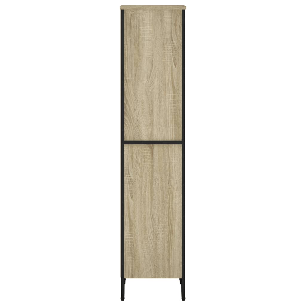 vidaXL Estantería de madera de ingeniería roble Sonoma 50x31x137,5 cm