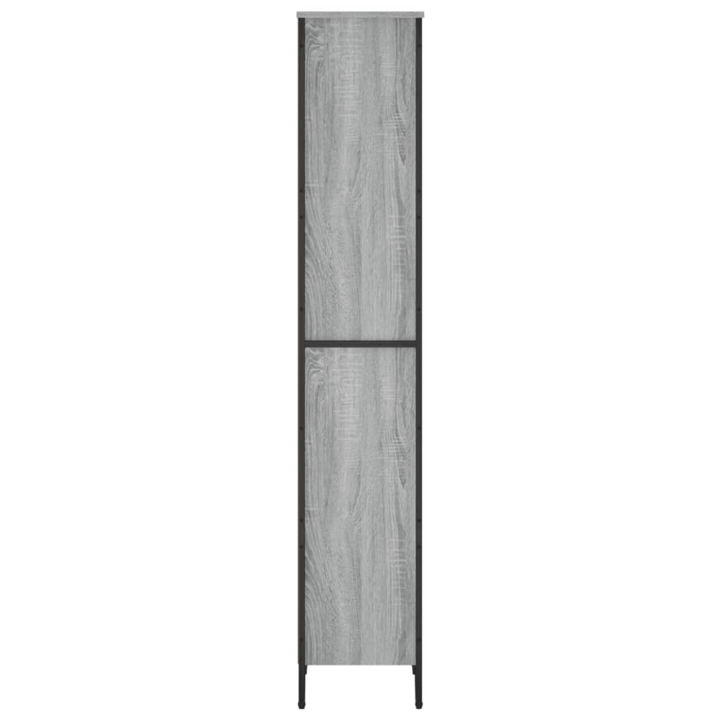 vidaXL Estantería de madera de ingeniería gris Sonoma 50x31x169 cm