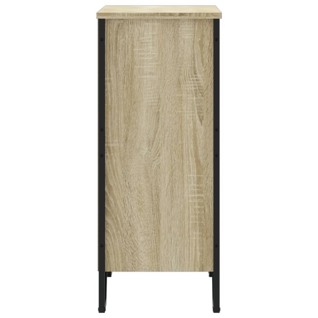 vidaXL Estantería madera de ingeniería roble Sonoma 80x31x74,5 cm