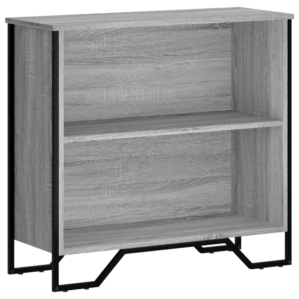 vidaXL Estantería madera de ingeniería gris Sonoma 80x31x74,5 cm