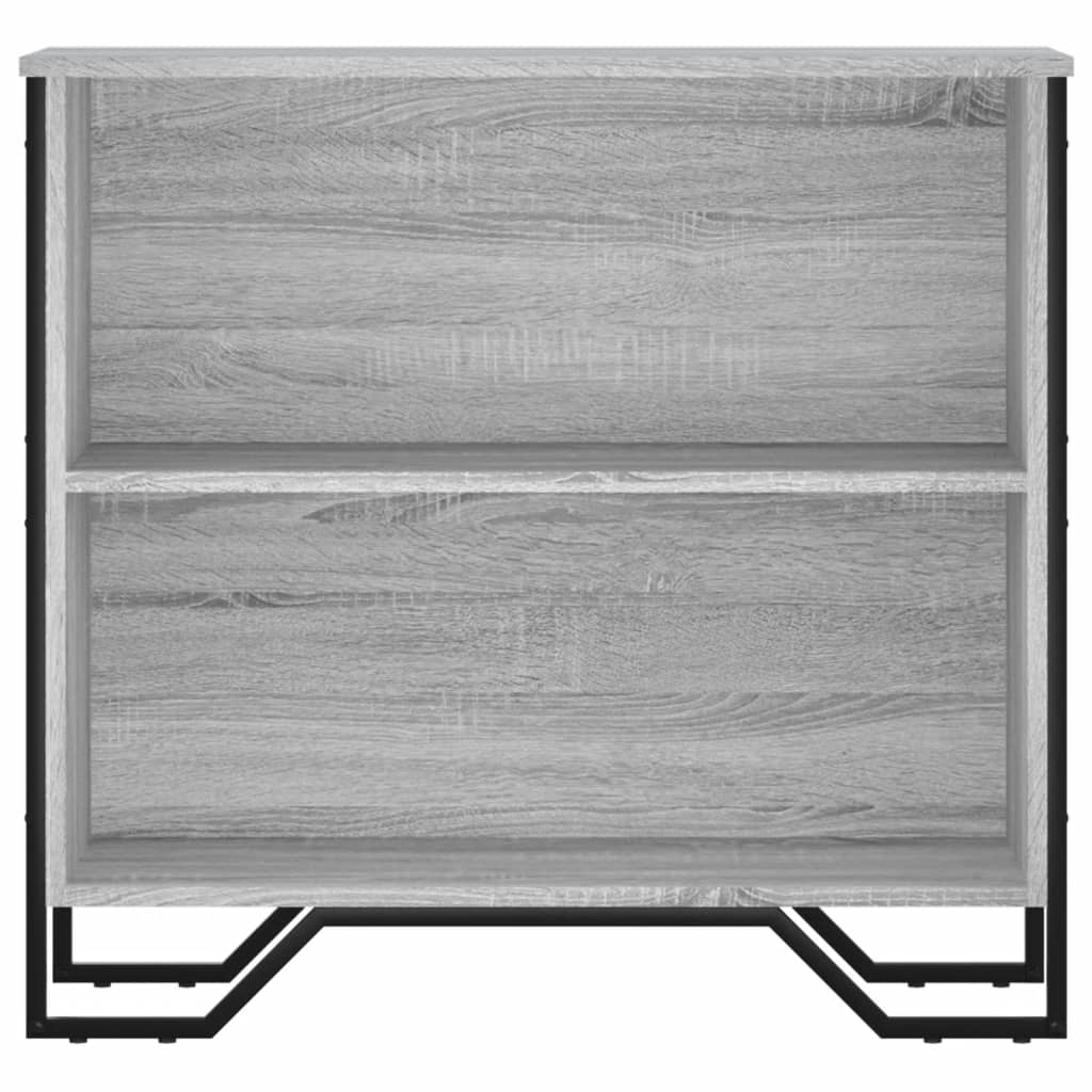 vidaXL Estantería madera de ingeniería gris Sonoma 80x31x74,5 cm