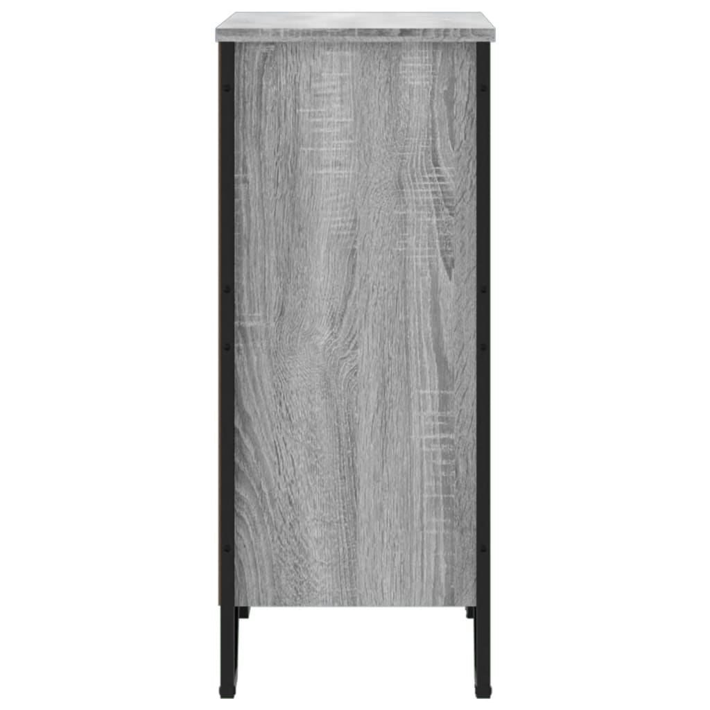 vidaXL Estantería madera de ingeniería gris Sonoma 80x31x74,5 cm