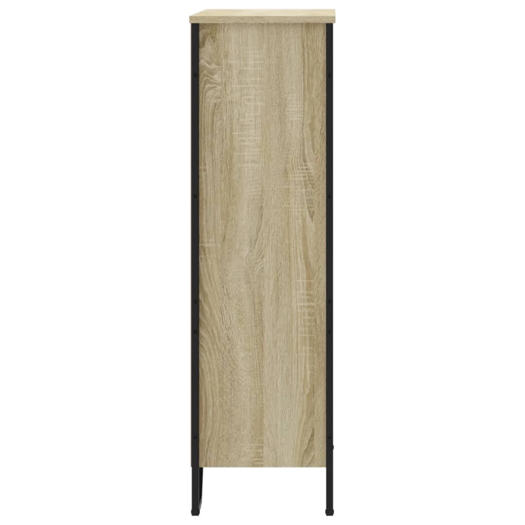 vidaXL Estantería madera de ingeniería roble Sonoma 80x31x106 cm