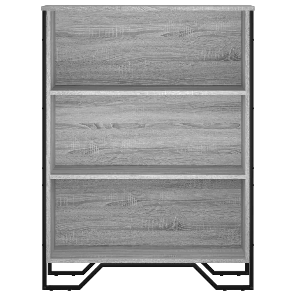 vidaXL Estantería madera de ingeniería gris Sonoma 80x31x106 cm