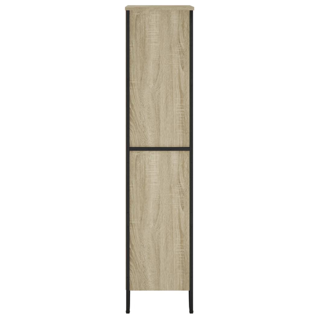 vidaXL Estantería madera de ingeniería roble Sonoma 80x31x137,5 cm