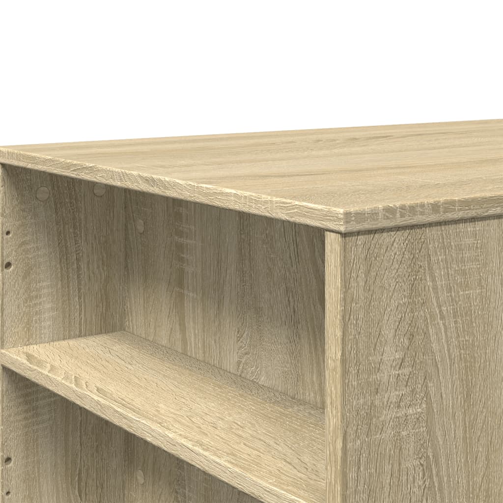 vidaXL Mesa de centro madera de ingeniería roble Sonoma 102x55x42 cm