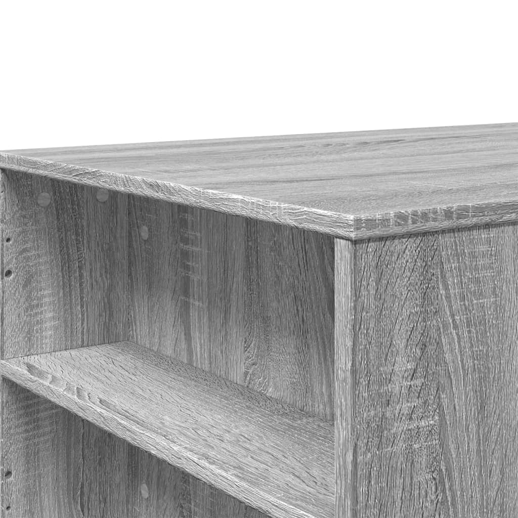 vidaXL Mesa de centro madera de ingeniería gris Sonoma 102x55x42 cm