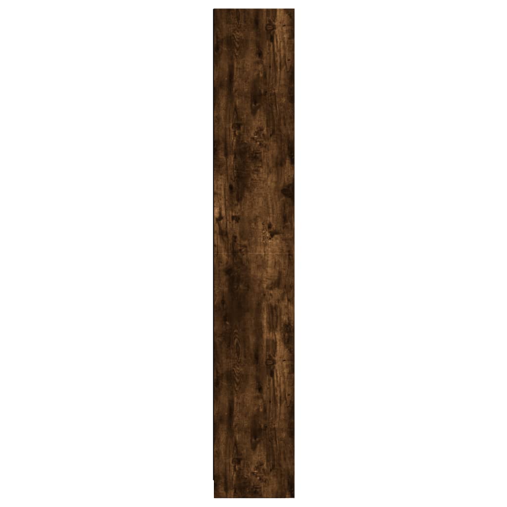 vidaXL Estantería madera de ingeniería roble ahumado 57x28,5x174 cm