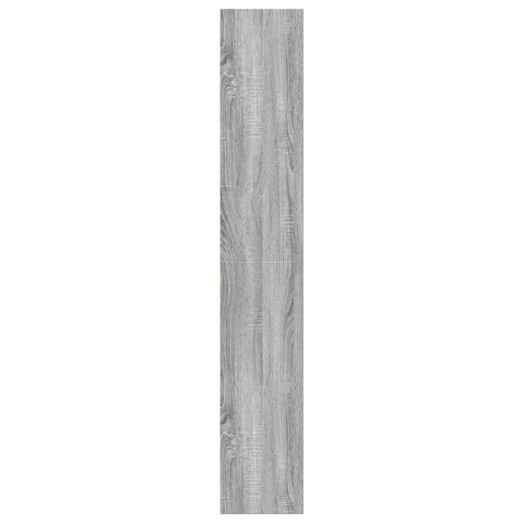 vidaXL Estantería madera de ingeniería gris Sonoma 57x28,5x174 cm