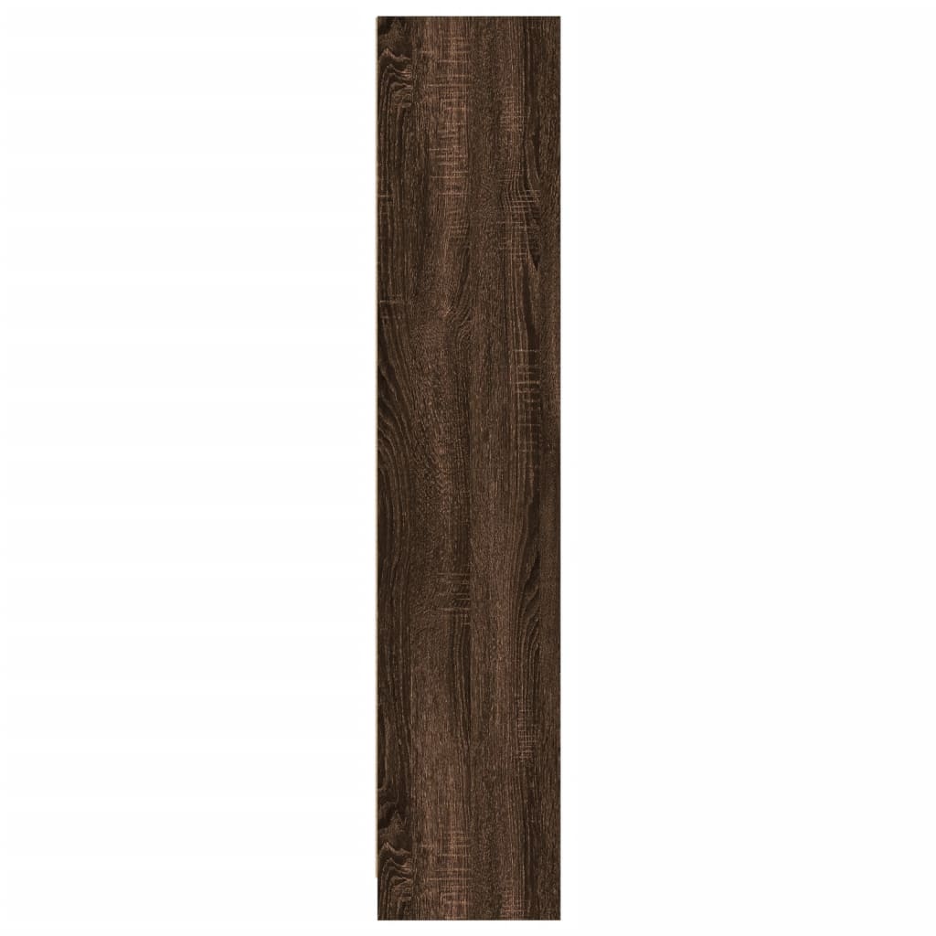 vidaXL Estantería madera de ingeniería marrón roble 57x28,5x107,5 cm