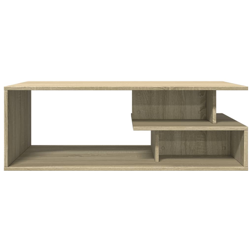 vidaXL Mesa de centro madera de ingeniería roble Sonoma 102x55x35 cm