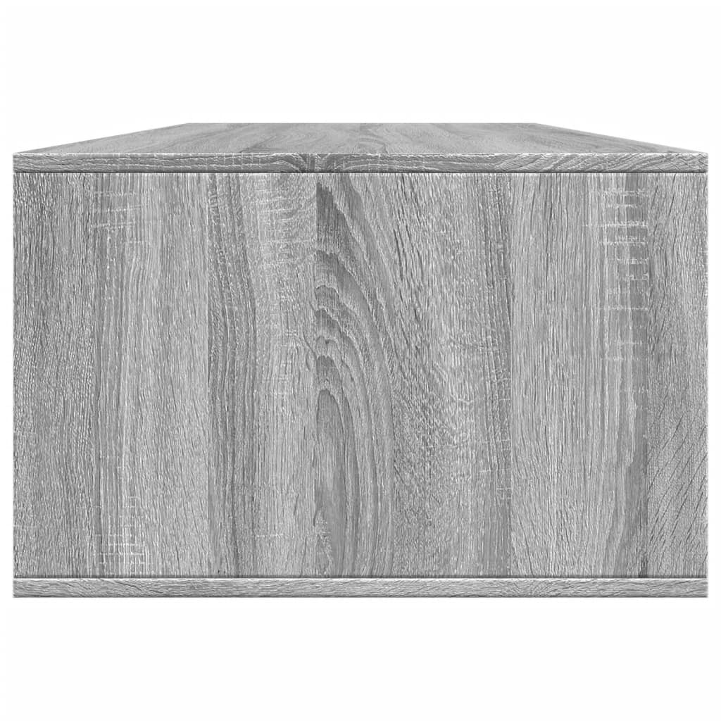 vidaXL Mesa de centro madera de ingeniería gris Sonoma 102x55x35 cm