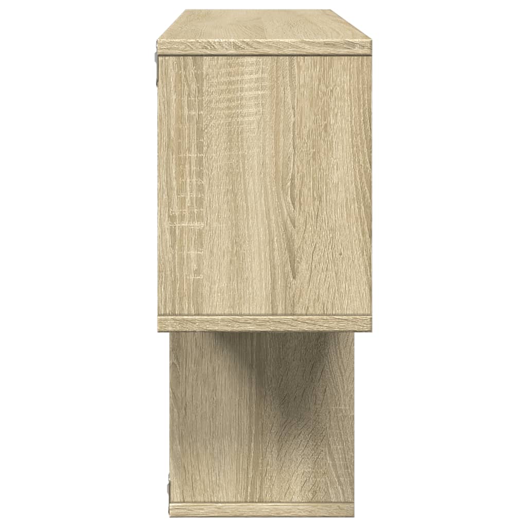 vidaXL Estantería de pared madera ingeniería roble Sonoma 100x20x53 cm