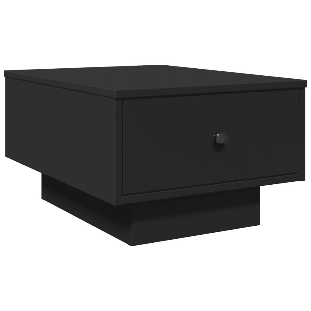 vidaXL Mesa de centro madera de ingeniería negro 60x45x31 cm