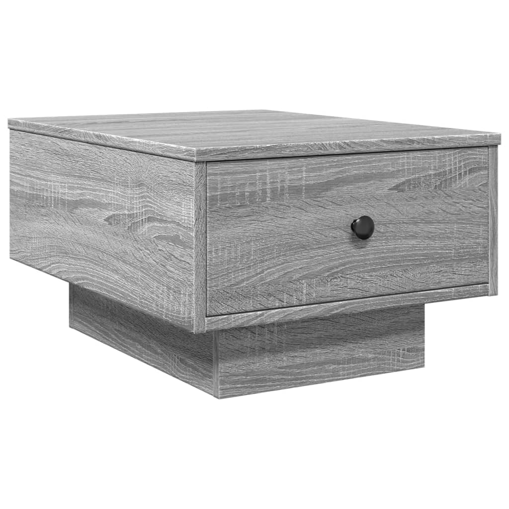 vidaXL Mesa de centro madera contrachapada gris Sonoma 60x45x31 cm