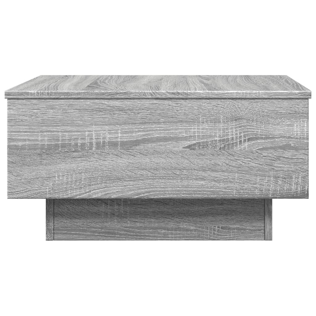 vidaXL Mesa de centro madera contrachapada gris Sonoma 60x45x31 cm