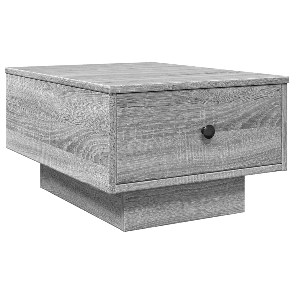 vidaXL Mesa de centro madera contrachapada gris Sonoma 60x45x31 cm