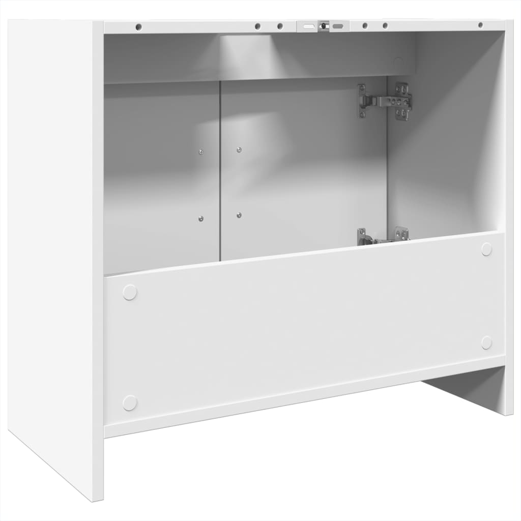 vidaXL Armario para lavabo madera de ingeniería blanco 63x29x55 cm