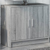 vidaXL Armario de lavabo madera de ingeniería gris Sonoma 63x29x55 cm