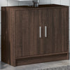 vidaXL Armario de lavabo madera ingeniería marrón roble 63x29x55 cm