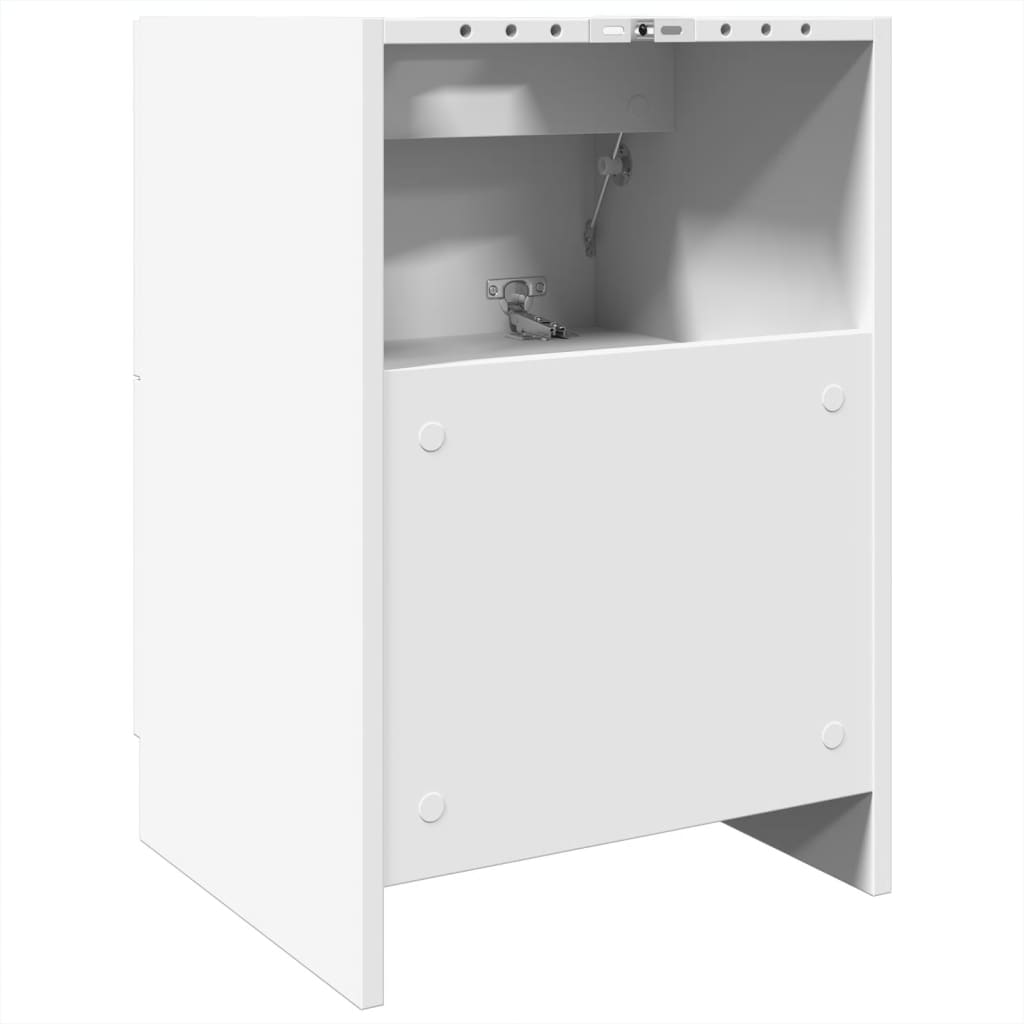 vidaXL Armario de lavabo madera de ingeniería blanco 40x37x59 cm