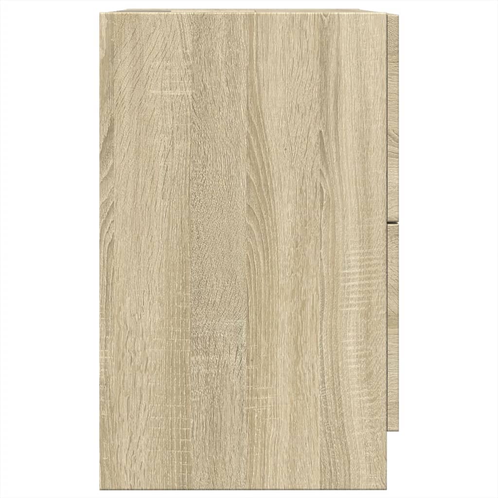 vidaXL Armario de lavabo madera de ingeniería roble Sonoma 40x37x59 cm