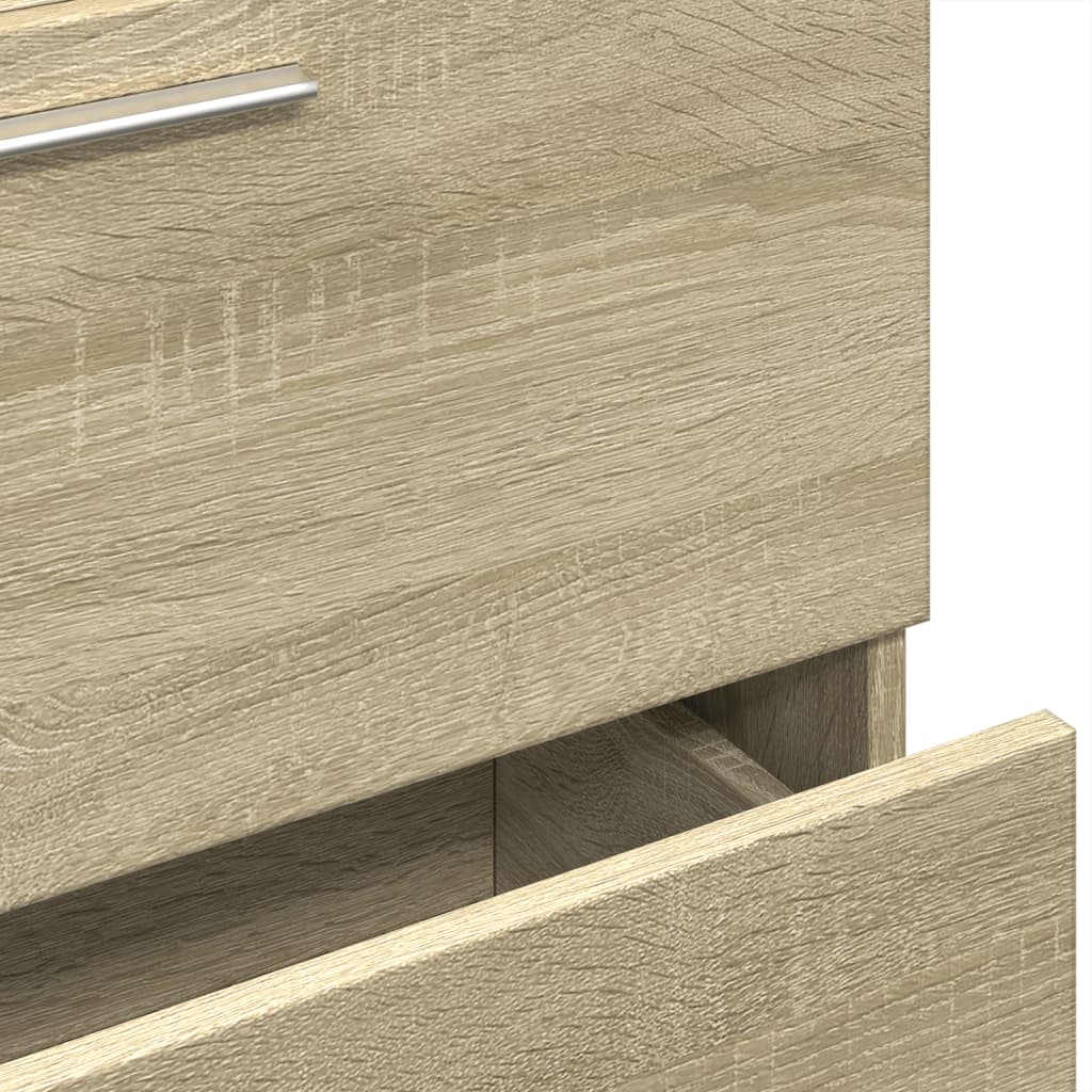 vidaXL Armario de lavabo madera de ingeniería roble Sonoma 59x37x59 cm