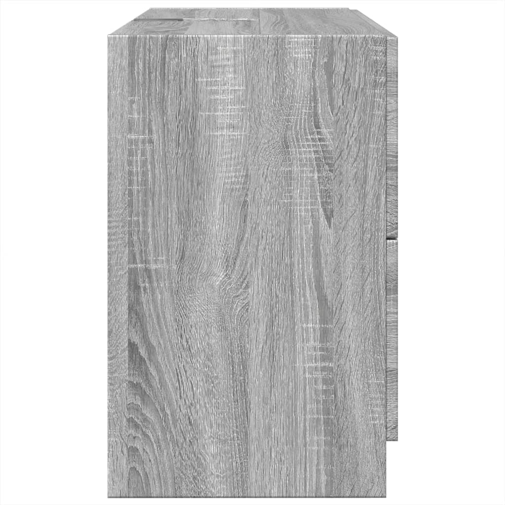 vidaXL Armario de lavabo madera de ingeniería gris Sonoma 78x37x59 cm