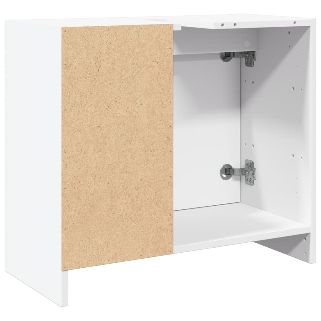 vidaXL Armario para lavabo madera de ingeniería blanco 63x29x55 cm