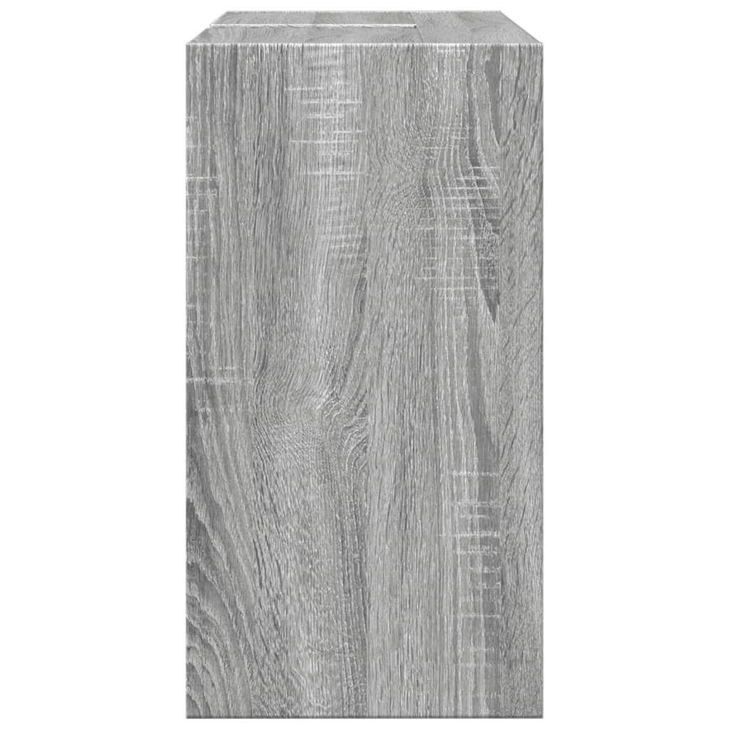 vidaXL Armario de lavabo madera de ingeniería gris Sonoma 63x29x55 cm