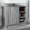 vidaXL Armario de lavabo madera de ingeniería gris Sonoma 63x29x55 cm