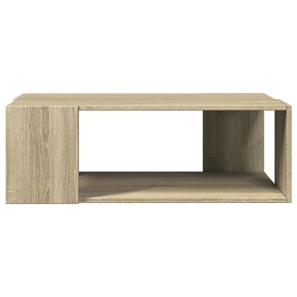 vidaXL Mesa de centro madera de ingeniería roble Sonoma 89,5x48x30 cm